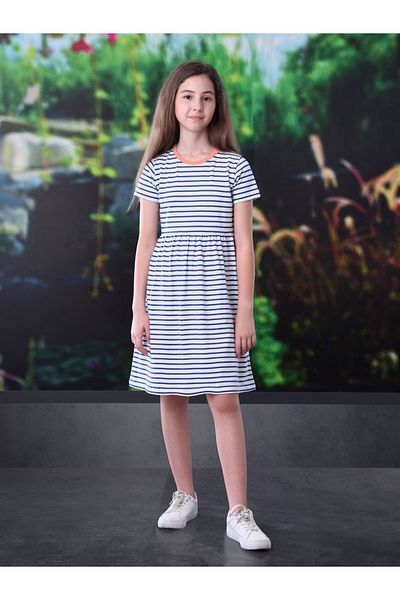 Victor and Jane By Styli Pack of 2 - All-Over Printed Short Sleeve A-Line Dress