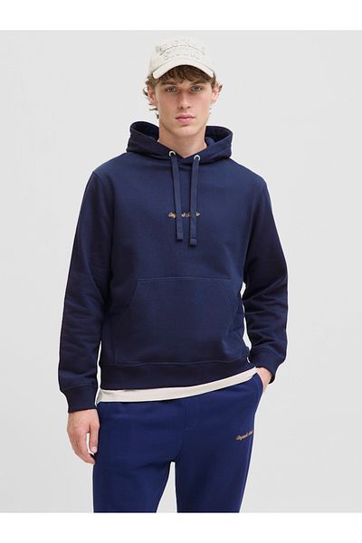 Jack & Jones JORNORREBRO Embroidered Front Detail Hoodie