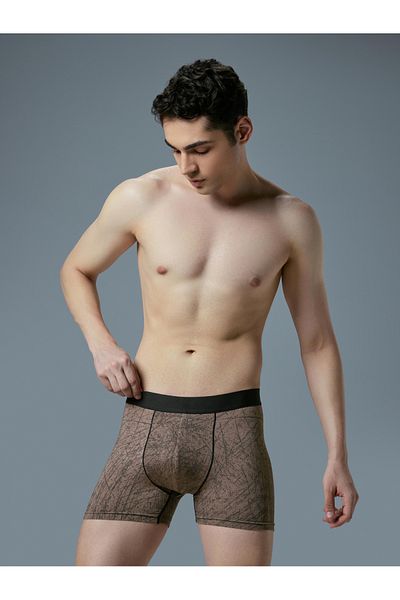 Technosport By Styli Printed 4-Way Stretch Trunks