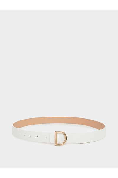 Styli Textured D Ring Belt