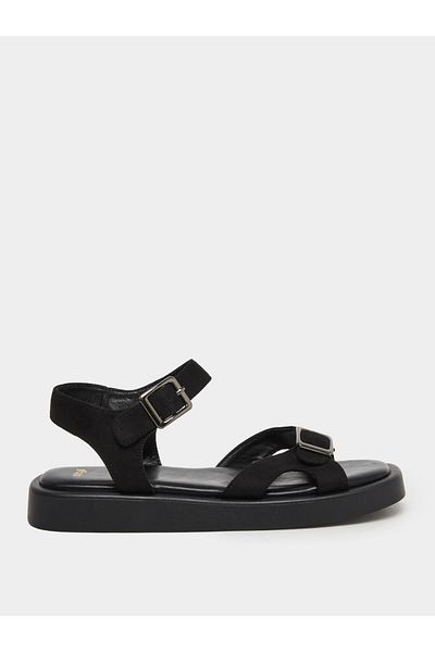 Styli Classic Buckle Ankle Strap Sandals