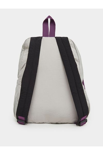 Styli Women Grey Dual Zip Front Elastic Pocket Backpack