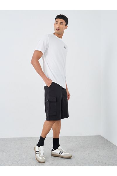 Styli Regular Fit Cargo Pockets Shorts