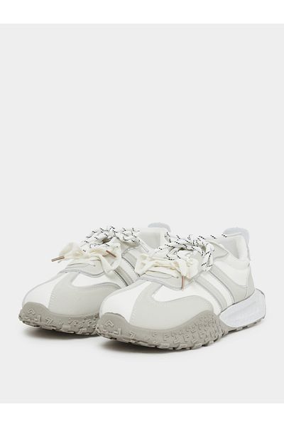 Styli Textured Sole Lace Up Sneakers