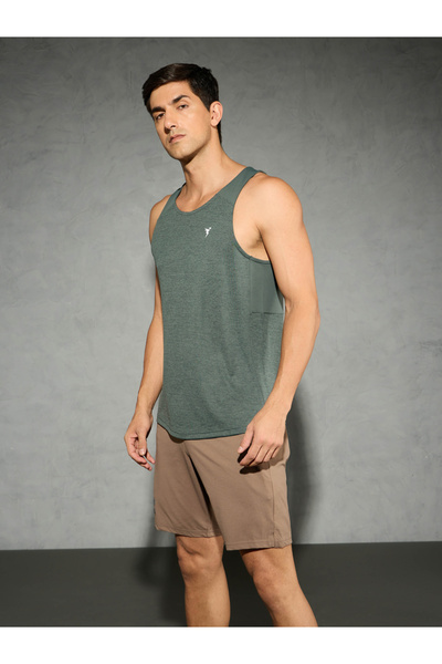 Technosport By Styli Melange Panel Vest