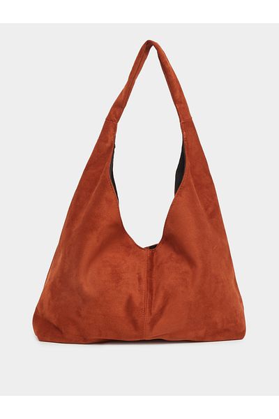 Styli Suede Texture Shoulder Bag