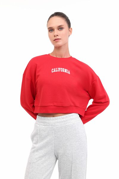 lumberjack Wl 16Kutan Bts799 5Pr Red Women's Sweatshirt