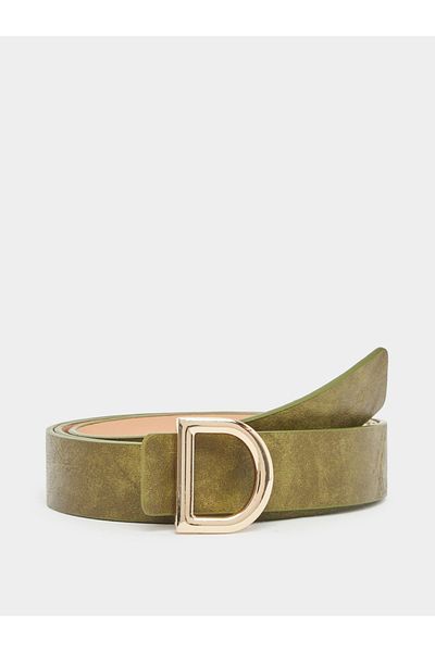 Styli Textured D Ring Belt