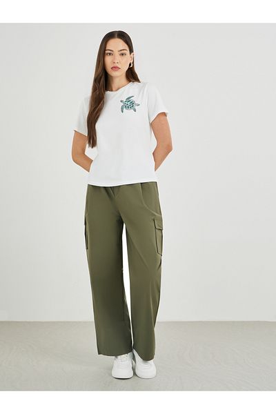 Styli Graphic Print Short Sleeve T-Shirt