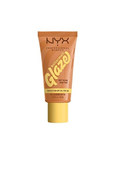 NYX Protectie solara nuantatoare BUTTERMELT GLAZE SPF30 04 almond butta 30 ml
