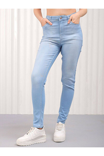 Freehand By Styli Women Blue Skinny Fit Solid Jeans