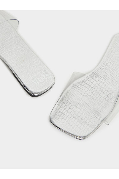 Take Two By Styli Transparent Vamp Flat Sandals