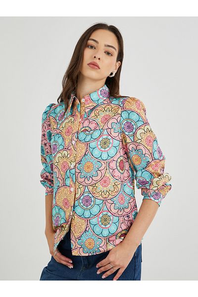 Styli All-Over Print Buttoned Shirt