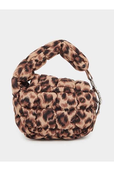 Styli Asymmetric Handle Quilted Handbag