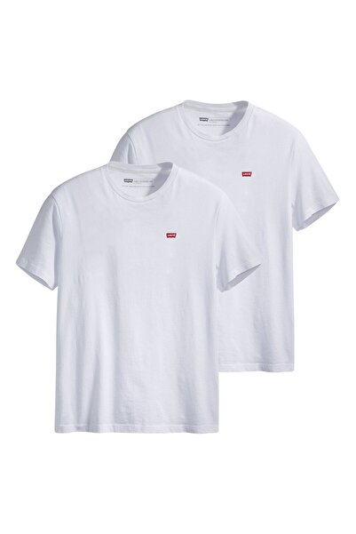 Levi's Herren T-Shirt 2er Pack - "Original Housemark Tee", Rundhals, Baumwolle