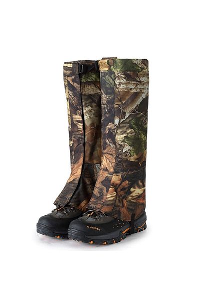 Hipolar Waterproof Snow Guards, Unisex, Adjustable with Double Fastening System, Forest Camouflage