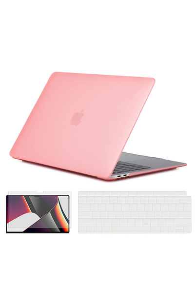O Ozone Rubberized Matte Case | MacBook Air 13 inch (A1932, A2179, A2337, 2018-2020) | Keyboard Cover | Scre