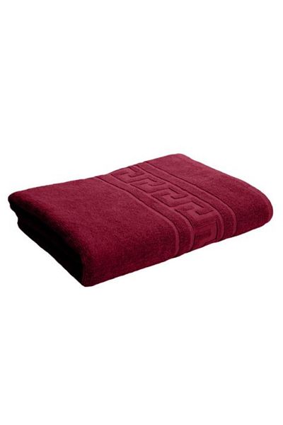 Ralex Prosop de față 50 x 90 cm, 100% bumbac, bordură grecească, 500 g/m², roșu