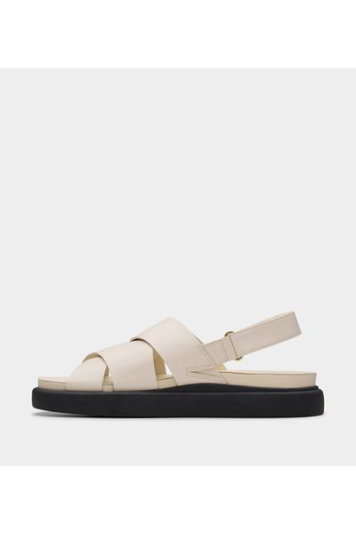 CLARKS Ecru Women's Aristella Sun Sandals