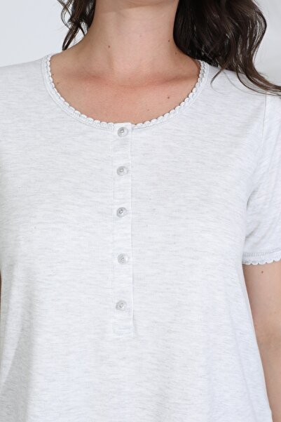 Etoile Bamboo Short Sleeve Maternity Maternity Nightdress Dress 30280-30283