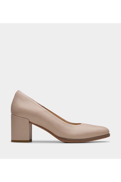 CLARKS Beige Women's Freva55 Court Shoes