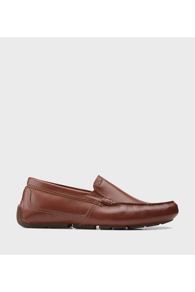 CLARKS Brown Men's Markman Plain Shoes