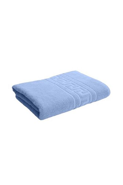 Ralex Hand Towel 30 x 50 cm Cotton 100%, Greek Border 500 gsm, Blue