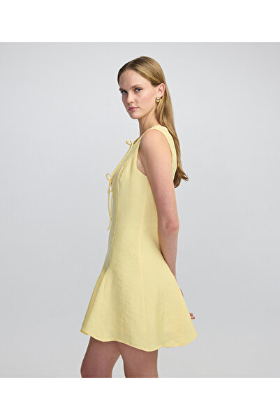 İpekyol Çift fiyonklu mini elbise