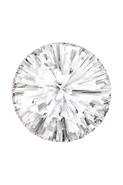 mutlu adım 2 Adet 30cm Ponpon Gösteri Ponponu Beyaz