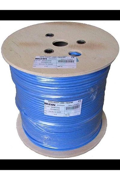 Belden كابل بيانات إيثرنت عالي السرعة CAT 6 - أزرق | أداء شبكة سريع وموثوق