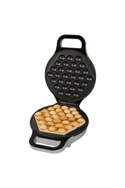 CLATRONIC Aparat de gofre, Clatronic, Bubble Waffle, WA3772, oțel inoxidabil