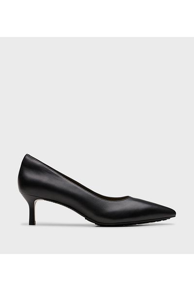 CLARKS Black Women's Adela Court Court Shoes