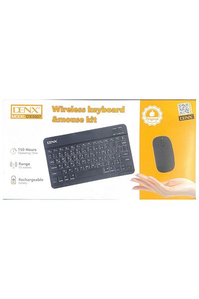 Denx DX3607 Wireless Keyboard and Mouse Combo
