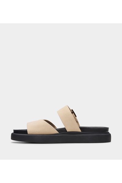 CLARKS Ecru Women's Aristella Mule Sandals