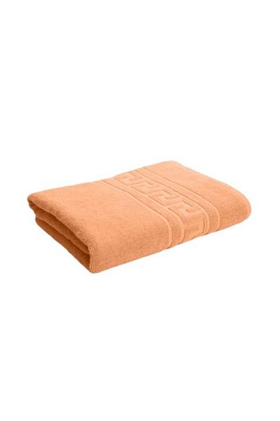 Ralex Hand Towel 30 x 50 cm 100% Cotton, Greek Border 500 g/m², Orange