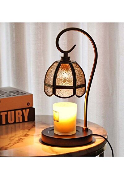 COOYA Fragrance Candle Warmer Lamp with 2 Bulbs Electric Candle Warmer with Timer & Dimmer for Home Decor