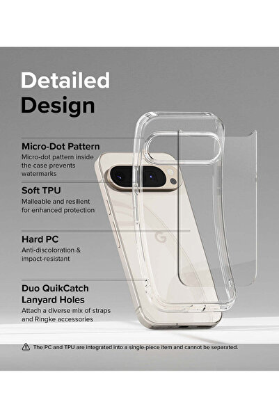 Ringke Google Pixel 9 Pro XL Case Cover | Fusion Series | Clear
