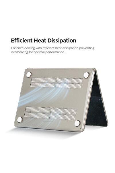 O Ozone حافظة كريستالية صلبة رفيعة | ماك بوك برو ١٣ بوصة A1706، A1708، A1989، A2159، A2289، A2251، A2338