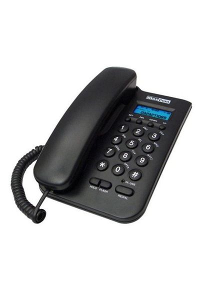 MAXCOM Telefon fix KXT 100 (Negru)