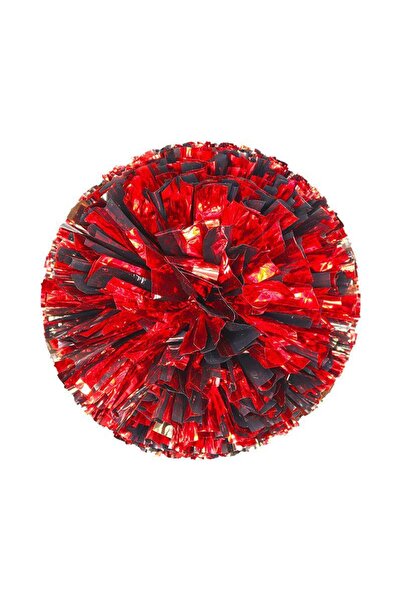 mutlu adım 2 Adet 30cm Ponpon Gösteri Ponponu Kırmızı