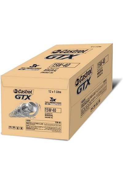CASTROL Engine Oil 15W-40 Carton of 12