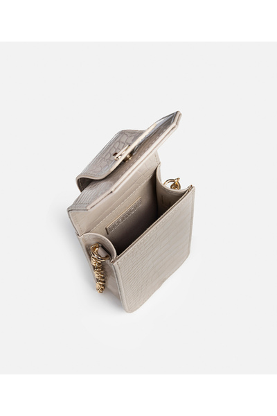 İpekyol Crocodile Leather Look Double Messenger Bags