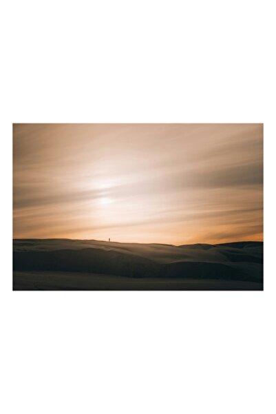 OEM Tablou Canvas, 'Infinitatea singuratica a desertului soarelui', Nisip, Ap...