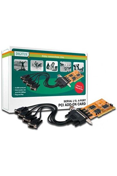 Digitus Adaptor PCI - 4 x DSUB 9