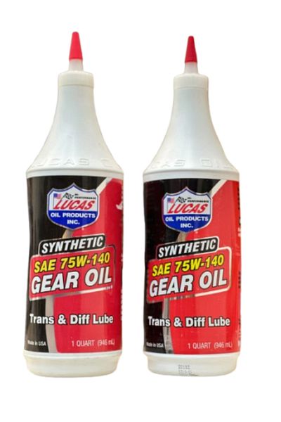 LUCAS Synthetic Differential Oil 75W 140 (Two Bottles)