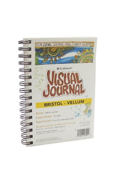 Strathmore Visual Journal Bristol Pad – 270 gsm, White, 24 Sheets
