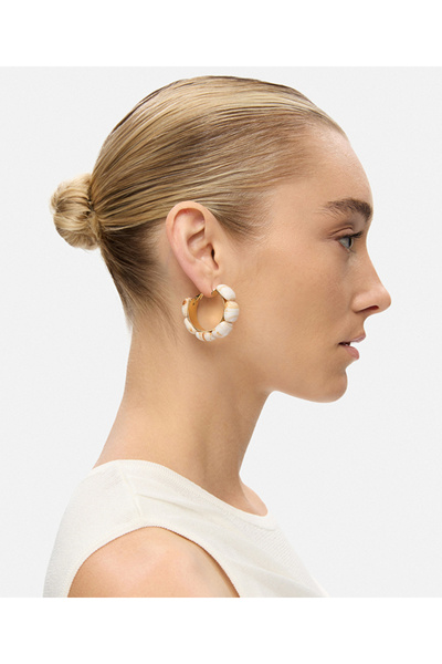 İpekyol Reçineli halka küpe seti