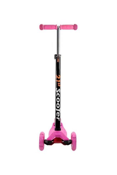 rexa Tri Flash Wheels Adjustable Kick Scooter – Foldable & Smooth Riding