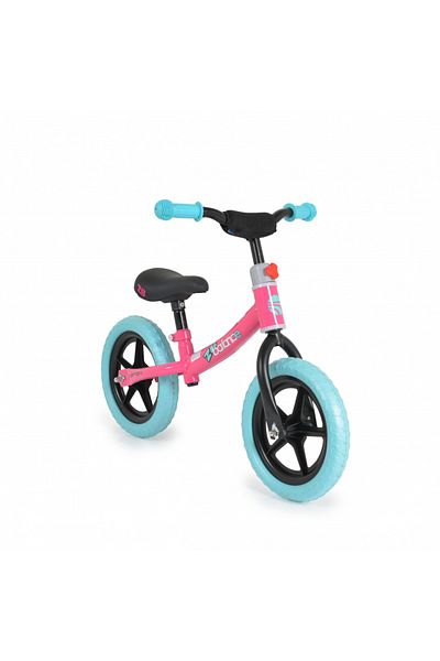 byox Bicicleta copii fara pedale 2B balance Pink 12 inch, de la 2 ani pana la greutatea de 20 kg, gh