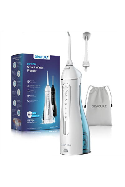 Oracura جهاز تنظيف الأسنان بالماء OC200 LITE Smart PLUS (أبيض)